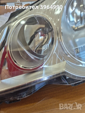 Кристални Оригинални Неразличими от нови фарове за Поло 4 2001/2009г , снимка 3 - Части - 53667251