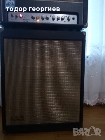 Продавам китарен лампов усилвател 30 вата с 6l6 крайни лампи,кабинет EL2 ,с 12 инча говорител Алнико, снимка 5 - Китари - 49761048