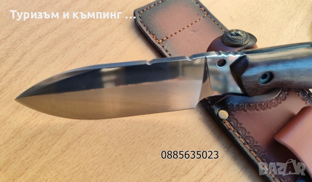 Ловен нож- ръчна изработка / 10 /, снимка 4 - Ножове - 52939528