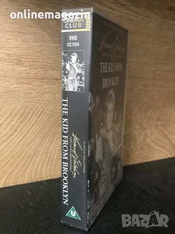 Видеокасета “ THE KID FROM BROOKLYN “ VHS, снимка 3 - Други жанрове - 55972261