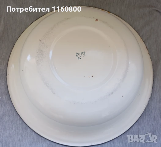 Голяма емайлирана купа, снимка 2 - Съдове за готвене - 38426799