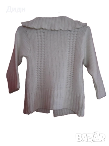 Детска плетена жилетка туника, снимка 4 - Детски пуловери и жилетки - 52572128