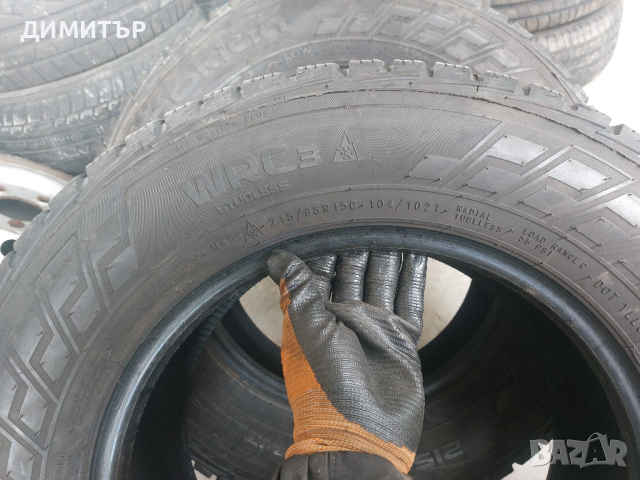 2 бр.зимни гуми Nokian 215 65 15C цената е за брой!, снимка 5 - Гуми и джанти - 44649807