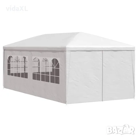 vidaXL Парти шатра, 3х6 м, бяла, снимка 3 - Палатки - 56148299