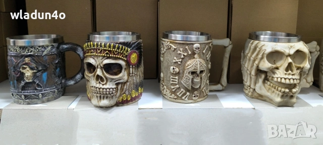 Черепни чаши, бокали-3е-9-15е, снимка 15 - Чаши - 35240255