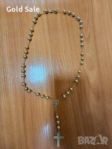Уникален златен синджир - броеница, снимка 5 - Колиета, медальони, синджири - 42063260