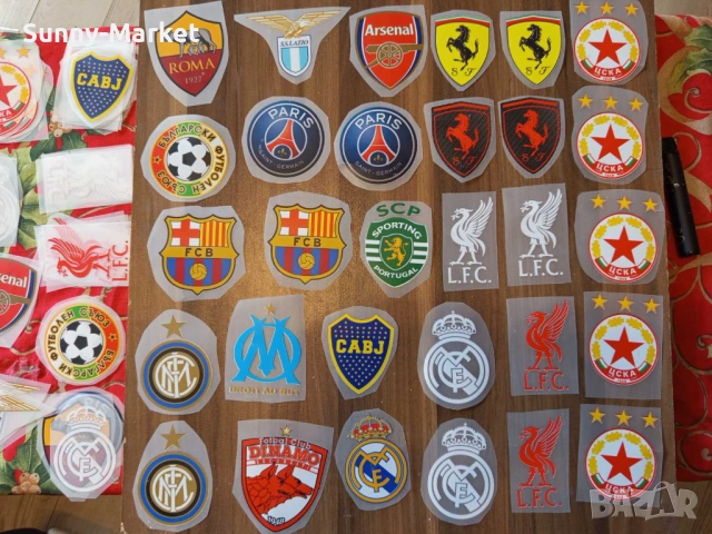 Стикери за дрехи - ЩАМПИ - С ЮТИЯ - известни марки и футболни отбори , снимка 6 - Копирни услуги - 53682092
