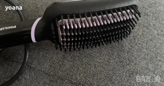 Стилизираща четка за коса с горещ въздух Philips BHH880/00, Технология ThermoProtect, Керамични плоч, снимка 3 - Маши за коса - 49792082
