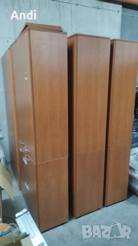 Двукрил гардероб с четири врати - Офис шкаф с рафтове 86/42/205 см, снимка 2 - Гардероби - 53661833