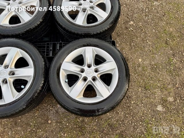 4бр.Алуминиеви джанти 16цoлa 5x114.3 + ЛЕТНИ ГУМИ за Kia,Hyundai,Mazda,Mitsubishi, снимка 4 - Гуми и джанти - 53687399