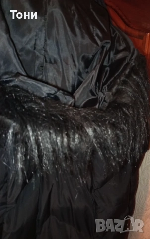 Ново Дамско Зимно Яке с Качулка с Пух XL , снимка 17 - Якета - 53661698