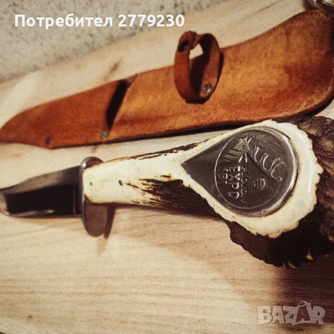 Нож Експонат от ЕКСПО 81, с Еделвайс , снимка 8 - Колекции - 50609521