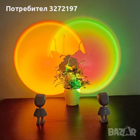 LED прожекторна лампа астронавт,слънчев залез,USB +акумулаторна батерия, снимка 10 - Настолни лампи - 40900006