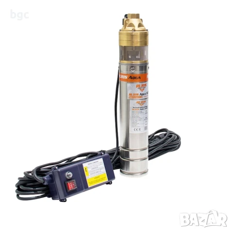 НОВА Потопяема помпа за чиста вода Ruris Aqua 105, 1500 W, Максимален дебит 2.6 м3/ч, Височина на за