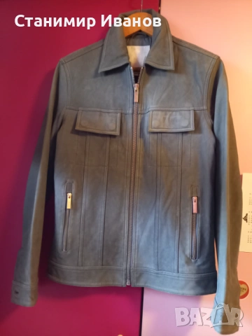 Кожено яке Jack & Jones , снимка 6 - Якета - 53626653