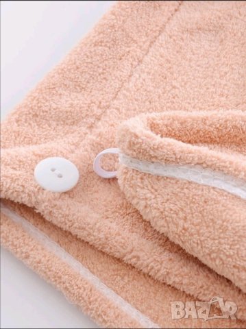 Микрофибърна кърпа за сушене на коса, снимка 6 - Шапки - 41816097