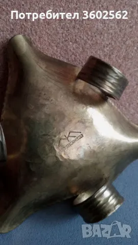  немски бронзов пепелник-ръчно кован, снимка 3 - Други - 47923344