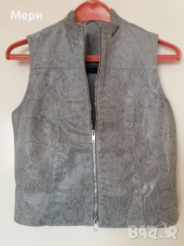 Дамски елек естествена кожа, снимка 1