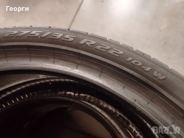 1бр. лятна гума 275/35/22 Pirelli, снимка 4 - Гуми и джанти - 56335305