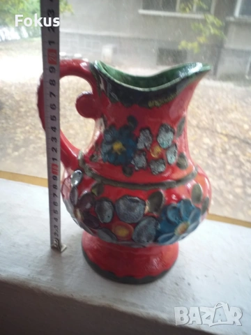 Кана за вино стара немска керамика, снимка 6 - Антикварни и старинни предмети - 53451847
