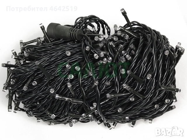 Коледни LED лампички, 100бр лампички/10 метра гирлянд., снимка 7 - Декорация за дома - 52337492