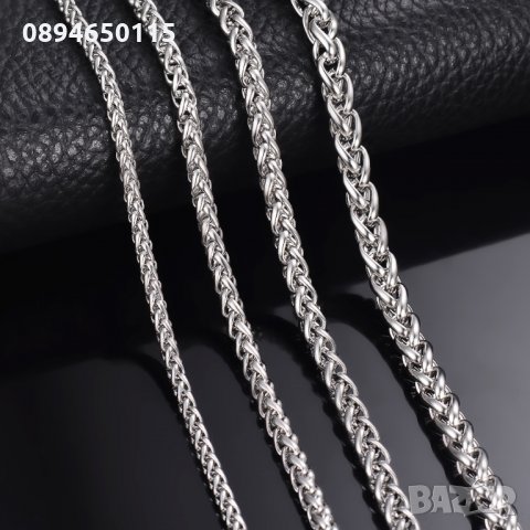 Синджир ланец верижка сребърен сребърна, модел 12, снимка 1 - Колиета, медальони, синджири - 34318580