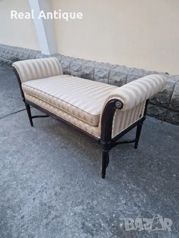 Страхотен антикварен испански марков диван канапе , снимка 6 - Дивани и мека мебел - 49132397