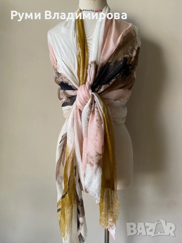 Нов Шал с етикет/ различни видове/ чудесен за подарък, снимка 15 - Шалове - 52625259