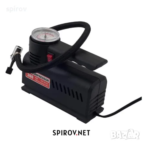 Компресор за гуми CarFace Klasik 12V 17bar с манометър и приставки