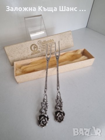 Антикварни сребърни вилици , снимка 3 - Антикварни и старинни предмети - 41968196