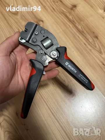 Wurth 0,08-10 Кримпващи клещи, снимка 2 - Клещи - 52468710