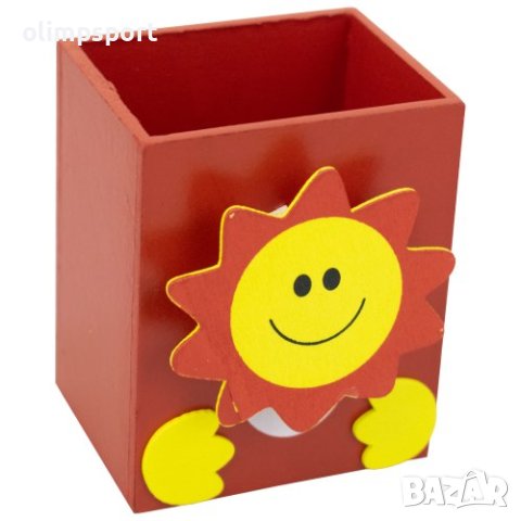 Моливник, Дървен, С щипка, 8.5х7х5.5 см. Различни цветове с щипки с различни интересни картинки. , снимка 5 - Ученически пособия, канцеларски материали - 41246823