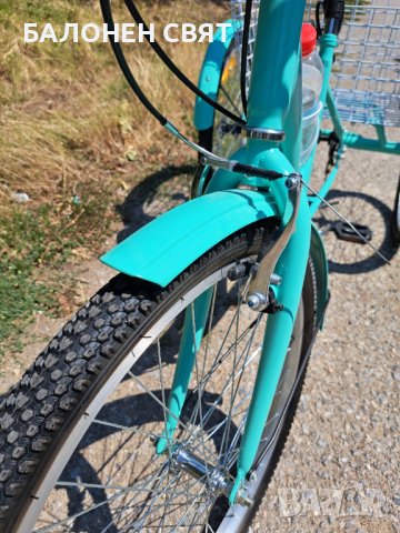 Нов Велосипед Сгъваема Триколка 24 цола 7 скорости с Безплатна Доставка, снимка 4 - Велосипеди - 41937979