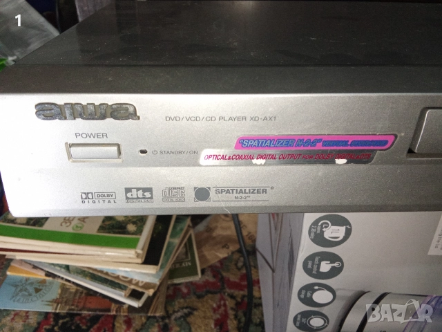 ДВД плейър Aiwa за части, снимка 2 - Плейъри, домашно кино, прожектори - 51590140