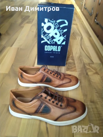 Нови маратонки COPALO 777 изцяло естествена кожа на половин цена. Номер 45.