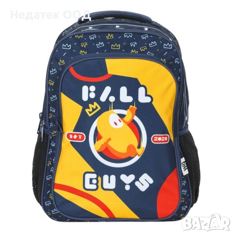Ученическа раница, Fall Guys, 30х13х42 см, Многоцветна, снимка 2 - Раници - 41963390