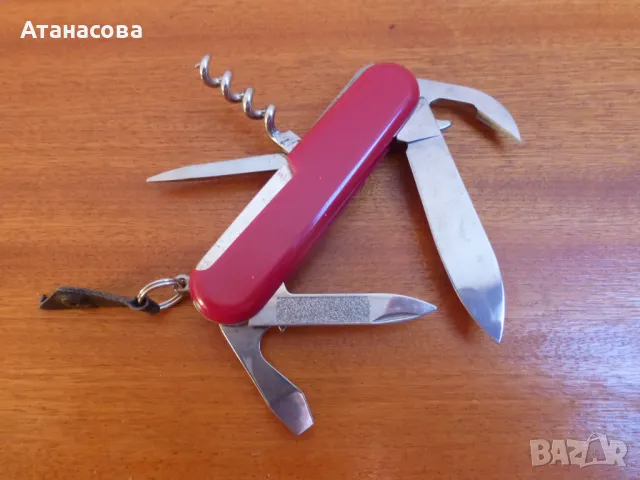 Швейцарско джобно ножче Wenger с калъф, снимка 5 - Ножове - 49380932