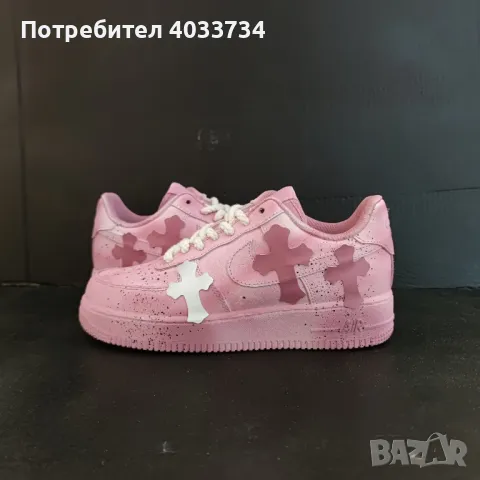 Nike Air Force 1 x Chrome Hearts Custom, снимка 3 - Други - 50156797