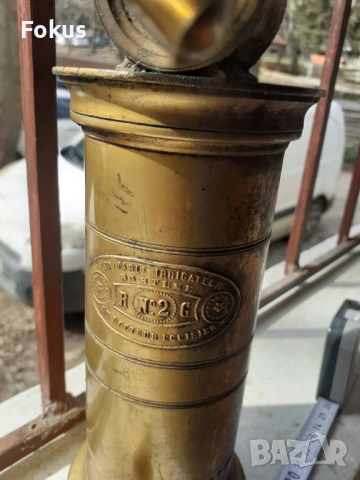 Стар медицински уред 19 век антика бронз месинг маркировки, снимка 4 - Антикварни и старинни предмети - 53685923