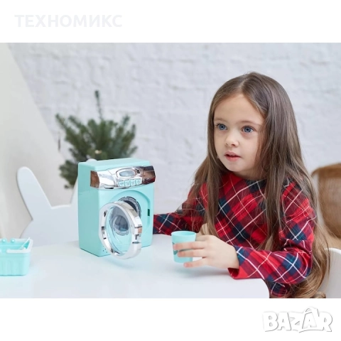 Детски комплект за пране, Пералня, Ютия, Аксесоари, Светлини, Звуци, снимка 8 - Други - 51541972