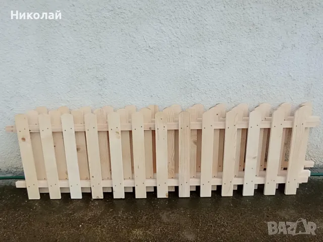 Дървена ограда за детска площадка детски кът дървена декоративна ограда оградка за деца, снимка 9 - Други - 49831594