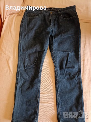 Тъмносини джинси - среден рипс, р-р XL, снимка 7 - Други - 23742749