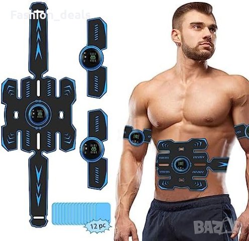 Нов Стимулатор за корем Тренировка на ABS мускули Мъже Жени Фитнес