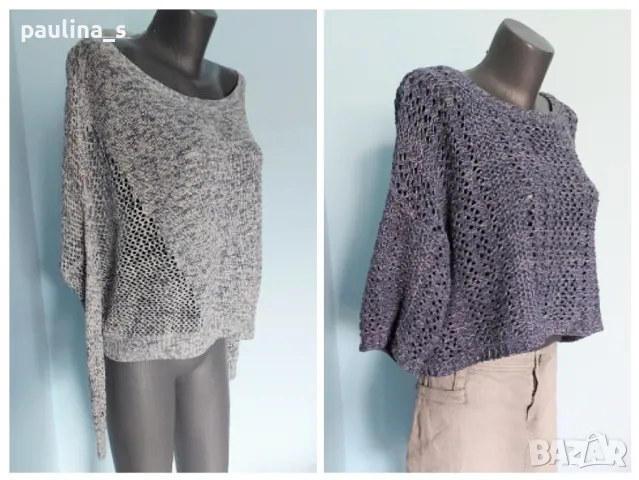 Четири броя / Марков кроп летен пуловер "Only" и "Stradivarius" / унисайз , снимка 2 - Блузи с дълъг ръкав и пуловери - 36620395