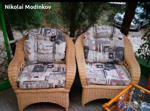 Ратанови Столове , снимка 2 - Градински мебели, декорация  - 41324931