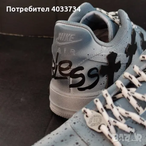 Nike Air Force 1 x Chrome Hearts Custom, снимка 10 - Други - 50156780