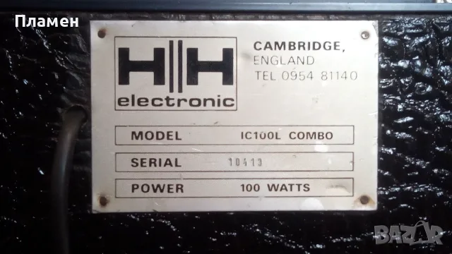 КИТАРЕН УСИЛВАТЕЛ HH-ELECTRONIC IC100-L 2Х12, снимка 6 - Други - 56014367