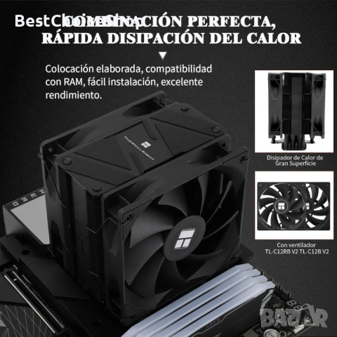 Thermalright Burst Assassin 120 EVO DARK, снимка 8 - Други - 53115648