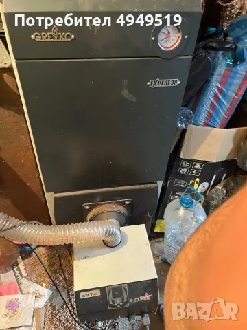 КОМПЛЕКТ Пелетен котел Greyko Expert 30 kW + горелка и бункер, снимка 2 - Камини - 56081226