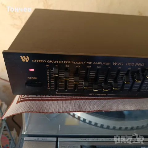 Предусилвател с вграден еквалайзер WVO-600 PRO, снимка 5 - Еквалайзери - 47615700